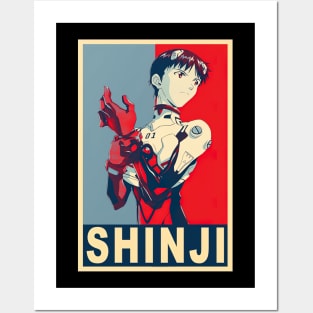 Shinji Ikari Vintage Posters and Art
